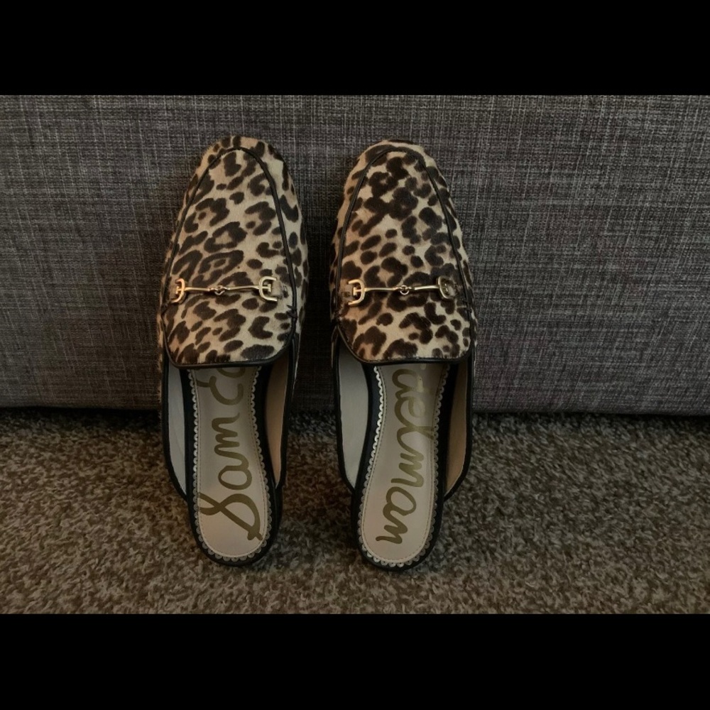 Sam Edelman Leopard Print Mules